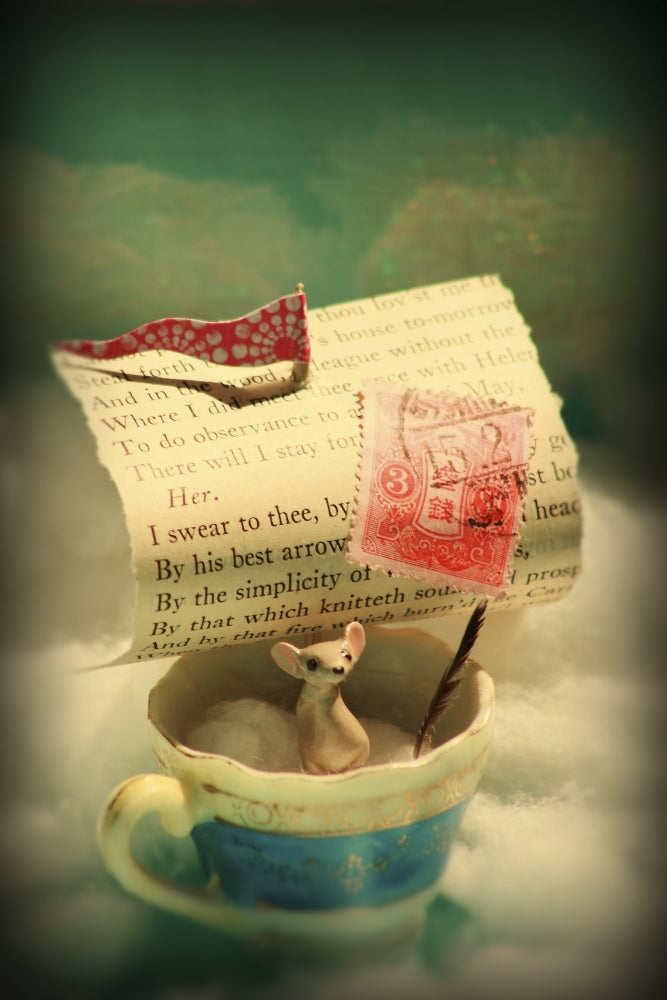 The Little Dreamer Poster Print by Aimee Stewart, colorful whimsical artwork.