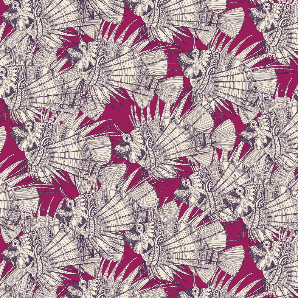Fish Mirage Poster Print by Sharon Turner showcasing aquatic art design.