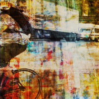 City Collage - New York 06 Poster Print by Joost Hogervorst featuring iconic New York skyline.