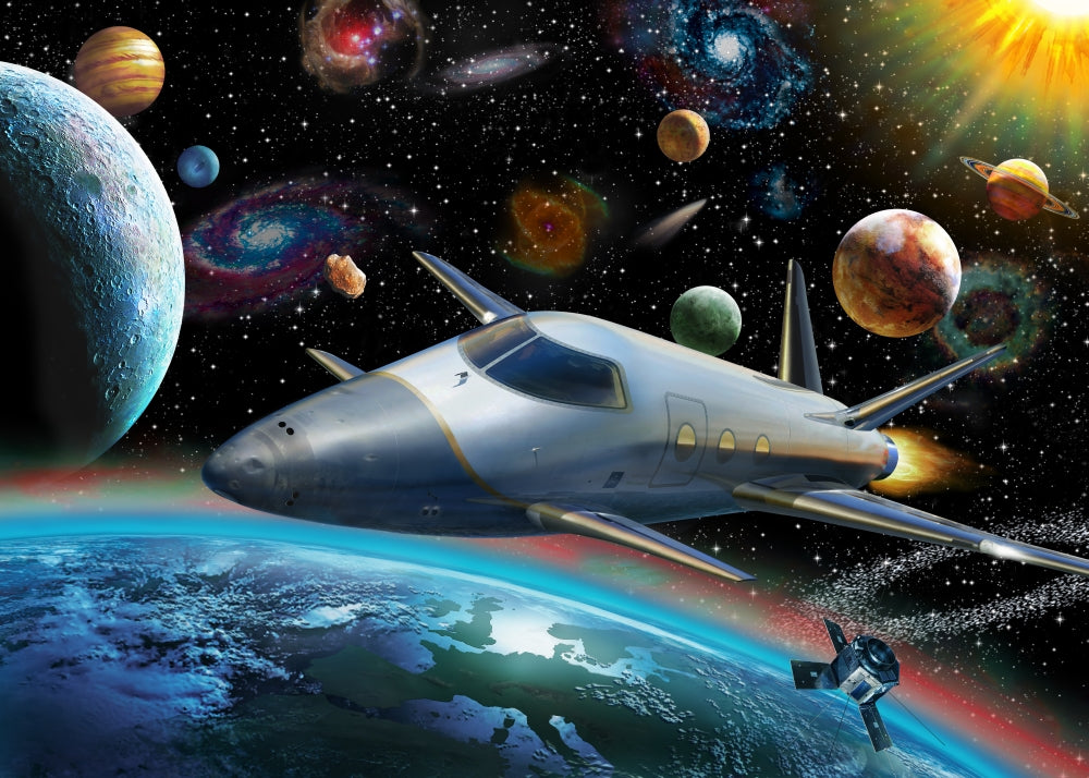 Vinciplane Earth Poster Print by Adrian Chesterman, featuring a creative depiction of Earth.