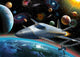 Vinciplane Earth Poster Print by Adrian Chesterman, featuring a creative depiction of Earth.