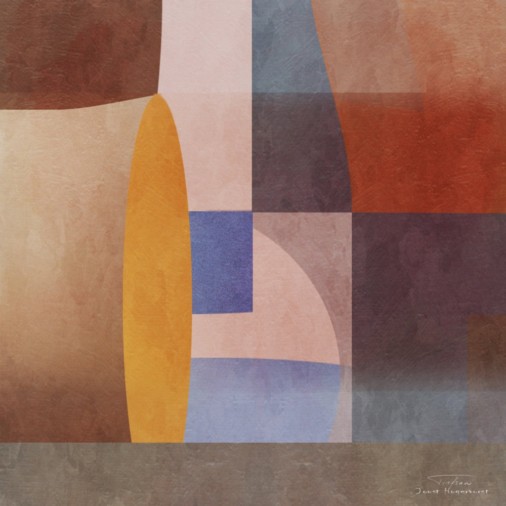 Abstract Tisa Schlemm 02 Poster Print by Joost Hogervorst featuring vibrant colors and bold shapes.
