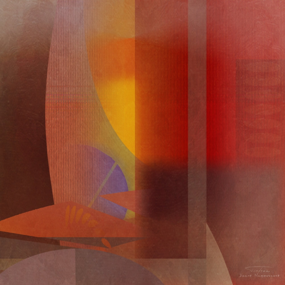 Abstract Tisa Schlemm 04 Poster Print by Joost Hogervorst showcasing vibrant colors and design.