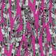 Geo Feathers Poster Print by Sharon Turner showcasing intricate feather patterns.