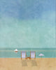 Bathers and Coast 04 Poster Print by Joost Hogervorst featuring a serene coastal scene.