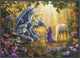 Dragon Pieta Poster Print by Jan Patrick, available in multiple sizes.