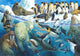 Polar Parents Poster Print featuring polar bears by John Francis