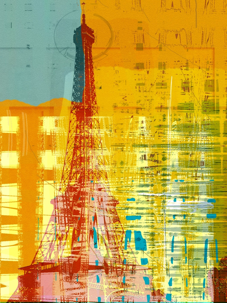 Paris Eifel I poster print by Joost Hogervorst showcasing the iconic Eiffel Tower.