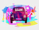 Playing Shapes Cars 02 Poster Print by Joost Hogervorst