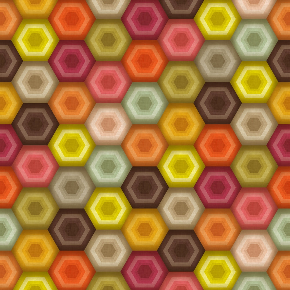 Crochet Honeycomb Art Print by Sharon Turner showcasing intricate patterns.