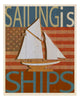 Sailing Is Model Ships Columbia Poster Print by Joost Hogervorst featuring a detailed nautical design.