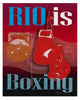 RIO Boxing Poster Print by Joost Hogervorst showcasing dynamic boxing imagery.