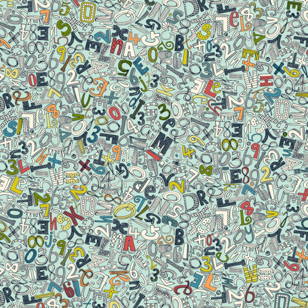 A1B2C3 Poster Print by Sharon Turner - vibrant artwork