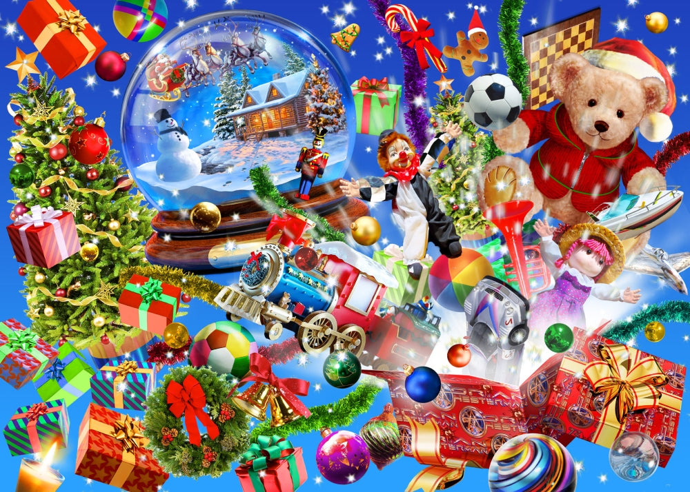 Christmas Globe Landscape Poster Print by Adrian Chesterman
