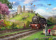 Train Approaching the Station Poster Print by Dominic Davidson