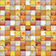 Cocktail Squares Art Poster Print by Sharon Turner, colorful drink art