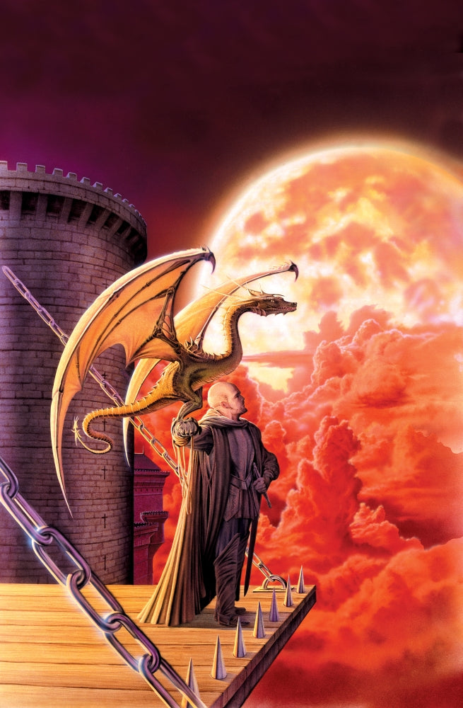 Dragon King Poster Print by Robin Koni, colorful dragon artwork.