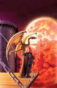Dragon King Poster Print by Robin Koni, colorful dragon artwork.
