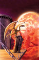 Dragon King Poster Print by Robin Koni, colorful dragon artwork.