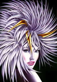 Carnival Gold Poster Print by Andrew Farley, vibrant carnival artwork.