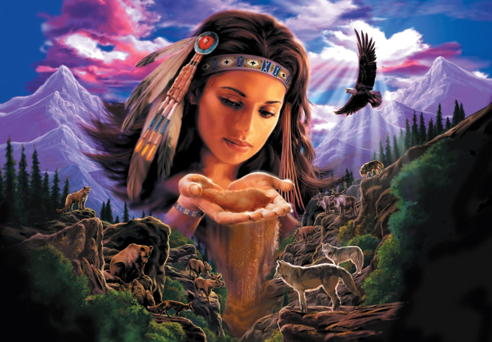 Earth Variant 1 Poster Print by Robin Koni showcasing vibrant nature art.