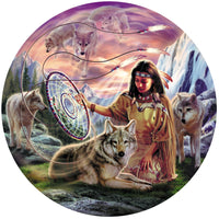 Dreamcatcher 4 Poster Print by Robin Koni, colorful dream catcher artwork