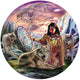 Dreamcatcher 4 Poster Print by Robin Koni, colorful dream catcher artwork
