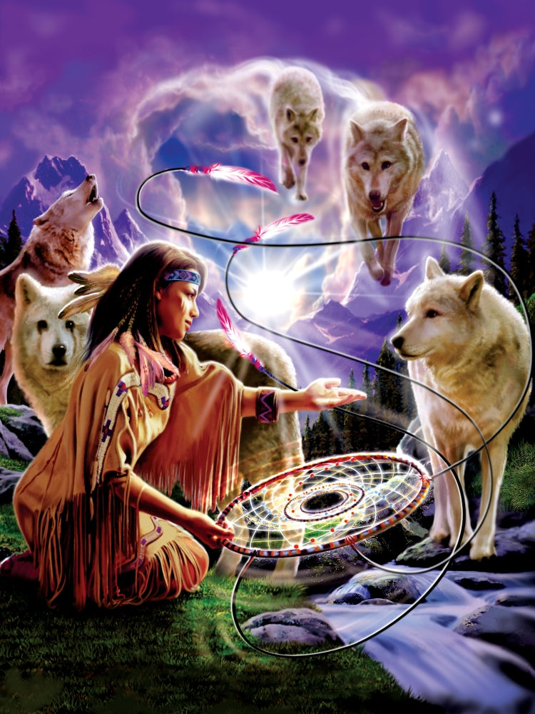 Dreamcatcher poster print by Robin Koni, vibrant artwork on premium paper.