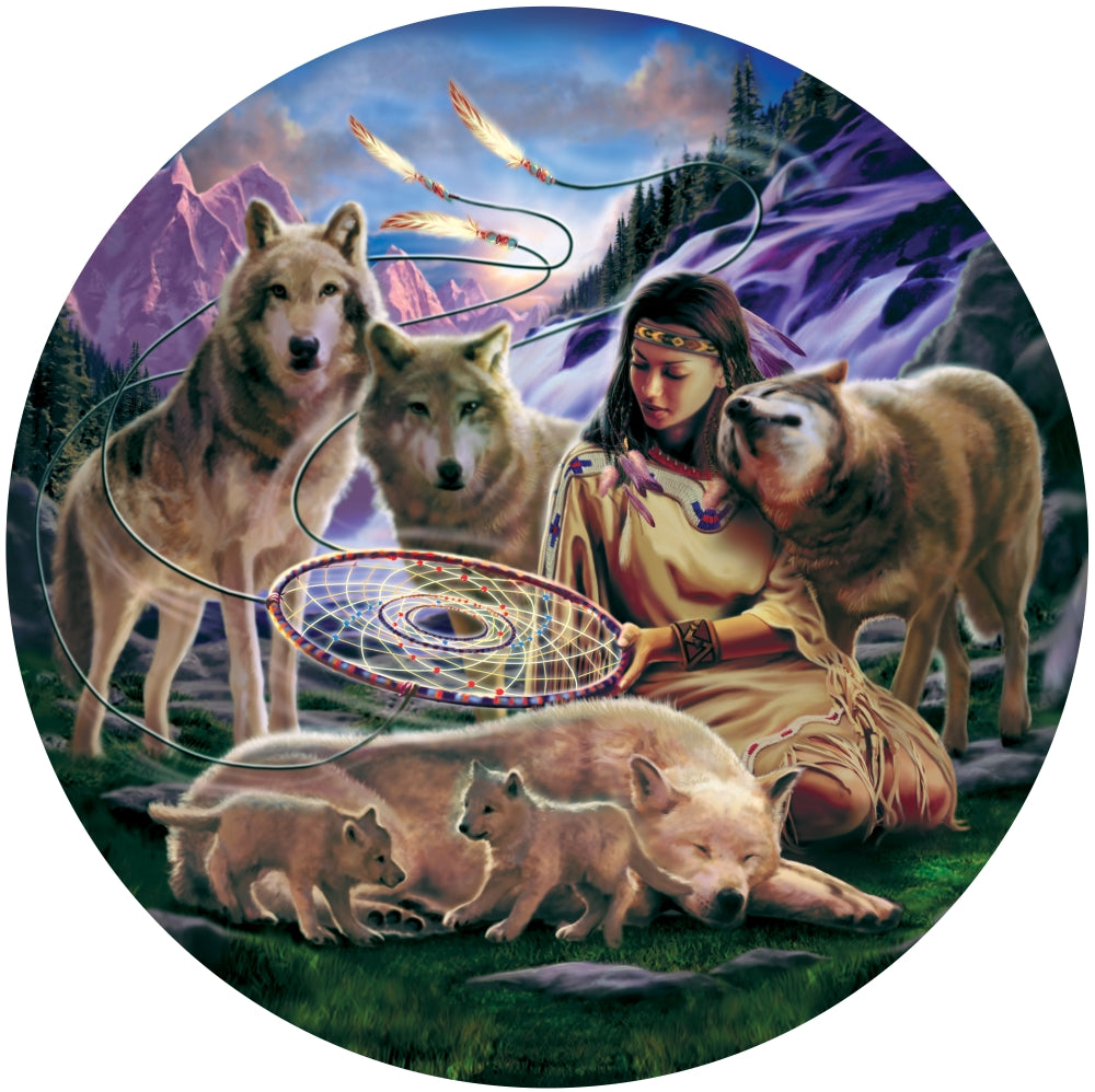 Dreamcatcher Art Poster Print by Robin Koni, available in multiple sizes.