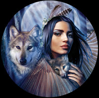 Winged Brethren Dreamcatcher Poster Print by Andrew Farley