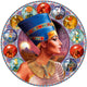 Nefertiti Poster Print by Andrew Farley showcasing ancient Egyptian beauty.