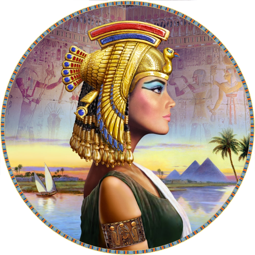 Nefertari Poster Print by Andrew Farley showcasing ancient Egyptian beauty