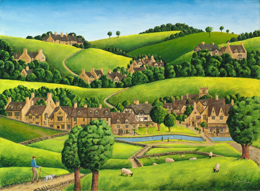 Cotswold Countryside Poster Print by Art Poulin - Beautiful landscape art