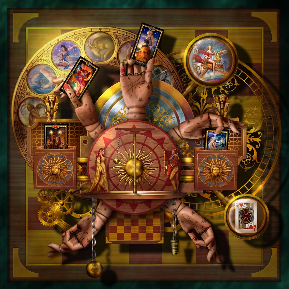 Atomatic Card Reading Machine Poster Print by Ciro Marchetti, colorful and imaginative artwork.