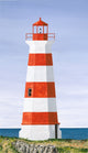 Lighthouse Brier Island Poster Print by Art Poulin showcasing coastal beauty.