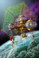 Bubble Telescope Poster Print by Ciro Marchetti showing whimsical design and vibrant colors.