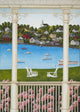 Captain's Cove Poster Print by Art Poulin showcasing coastal beauty