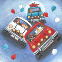 Time To Celebrate Poster Print by Peter Adderley - vibrant artwork for festive decor