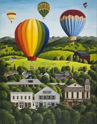 Morning Flight Art Print by Art Poulin featuring serene birds at dawn.