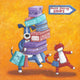 Shop Till He Drops Poster Print by Peter Adderley - Colorful artwork