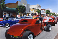 Car Show 98 Poster Print by Bruce Kaiser showcasing classic cars