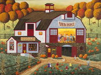 Stomper's Barn Dance Poster Print by Art Poulin featuring lively barn dance scene.