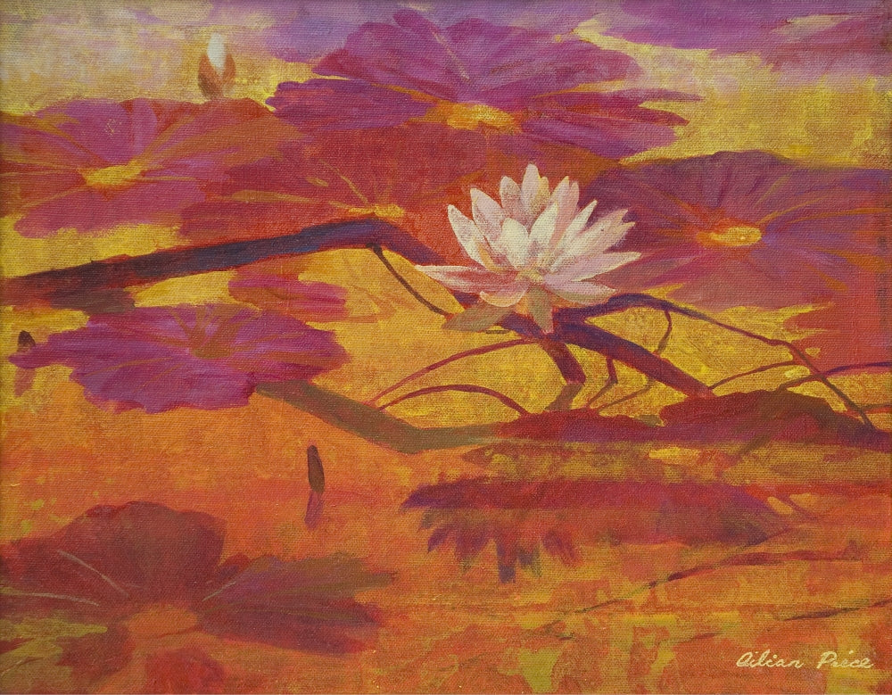 Passion Poster Print by Ailian Price - vibrant art for home decor