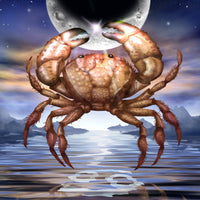 Cancer Art Print by Ciro Marchetti - Vibrant Zodiac Design