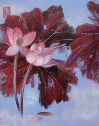 Last Days Of Autumn 2 Poster Print by Ailian Price showcasing vibrant autumn colors