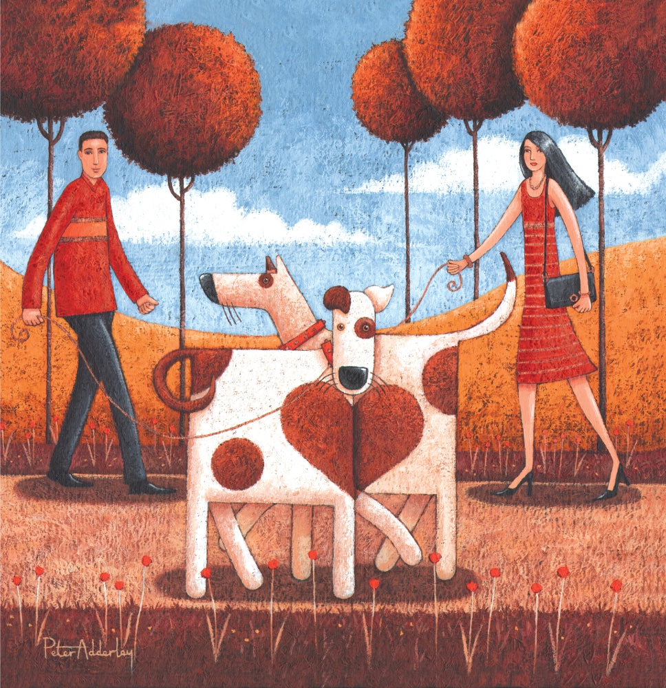 It Must Be Love Poster Print by Peter Adderley, heartwarming artwork