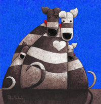 Heart of the Family Poster Print by Peter Adderley showcasing family love and connection.