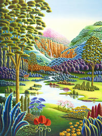 Eden Poster Print by Andy Russell showcasing serene nature.