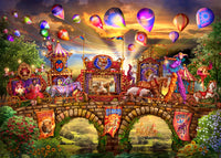 Carnival Parade Poster Print by Ciro Marchetti, colorful festive artwork.