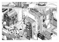 On The Case Poster Print by Colin Thompson showcasing intricate details.